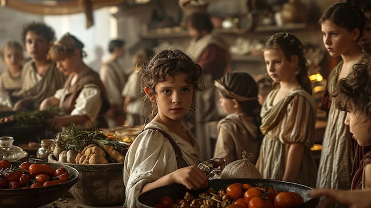 roman women and children daily life