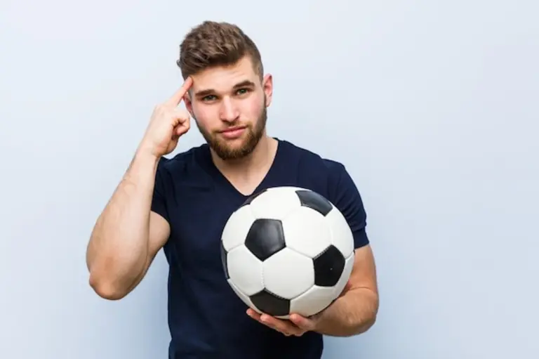 confident soccer player mental focus