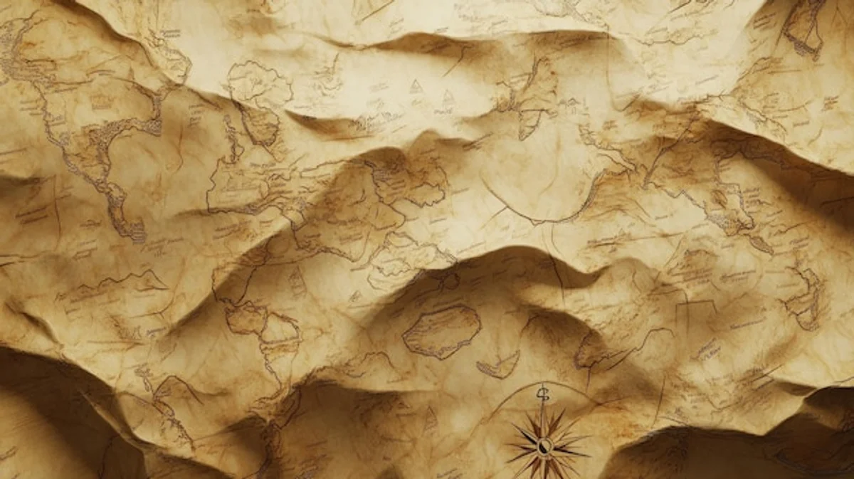old map detail artifact vintage cartography texture
