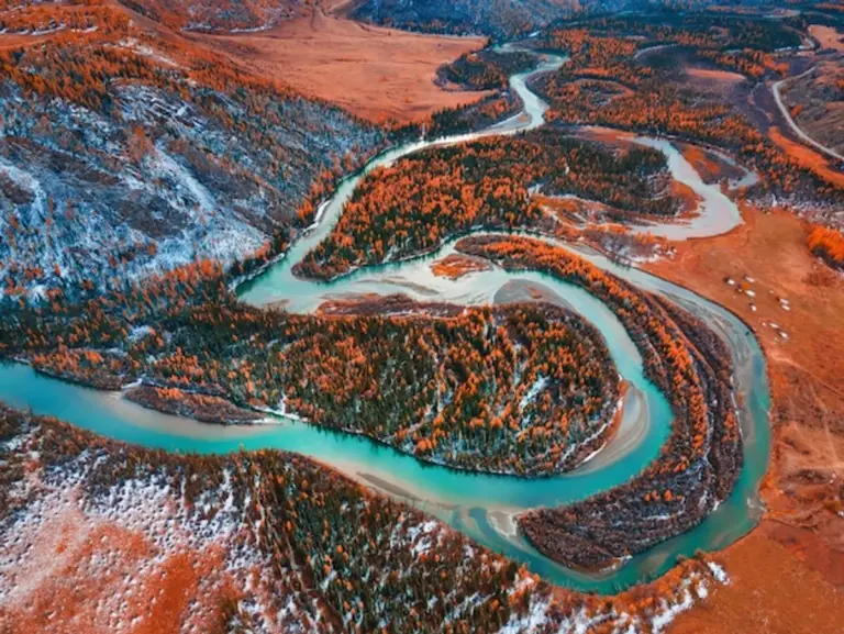 longest river journey aerial siberia adventure