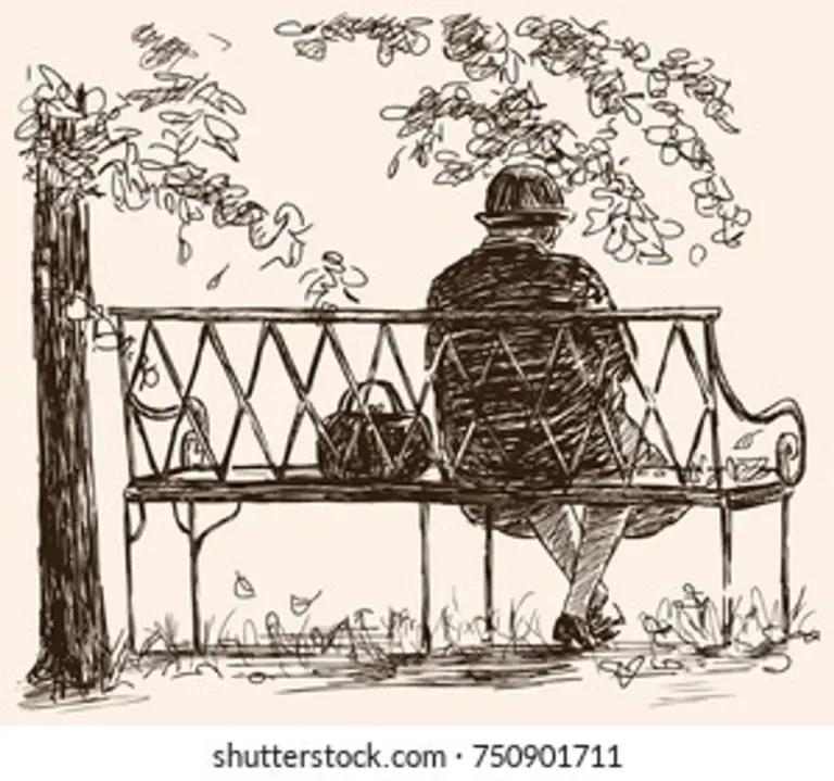 elderly seniors art relaxation weimar park