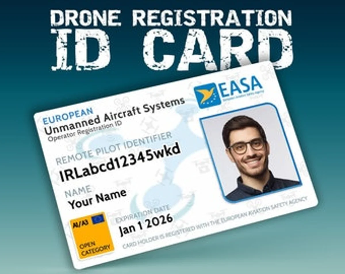 german drone pilot e-id visible registration