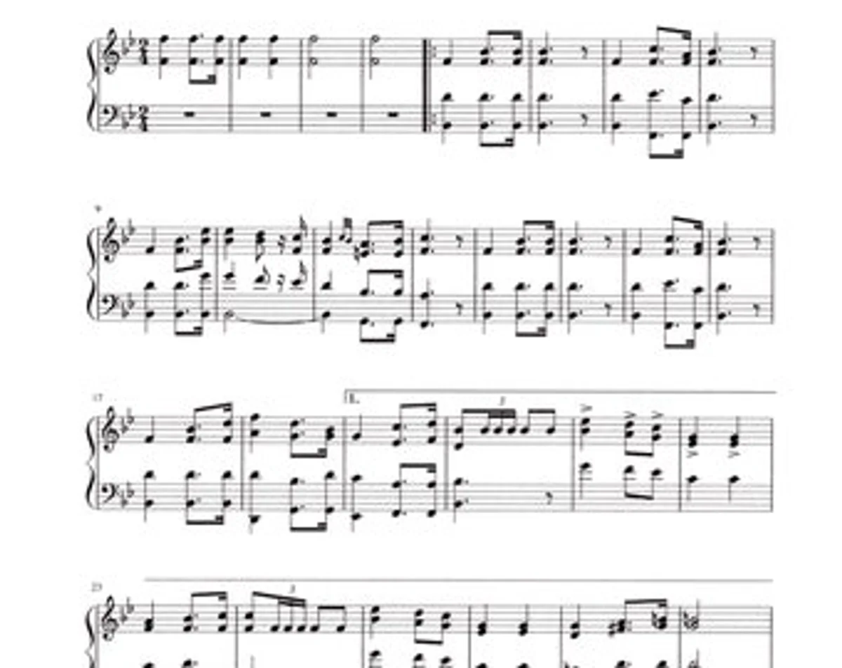 richard wagner sheet music on piano with opera glasses