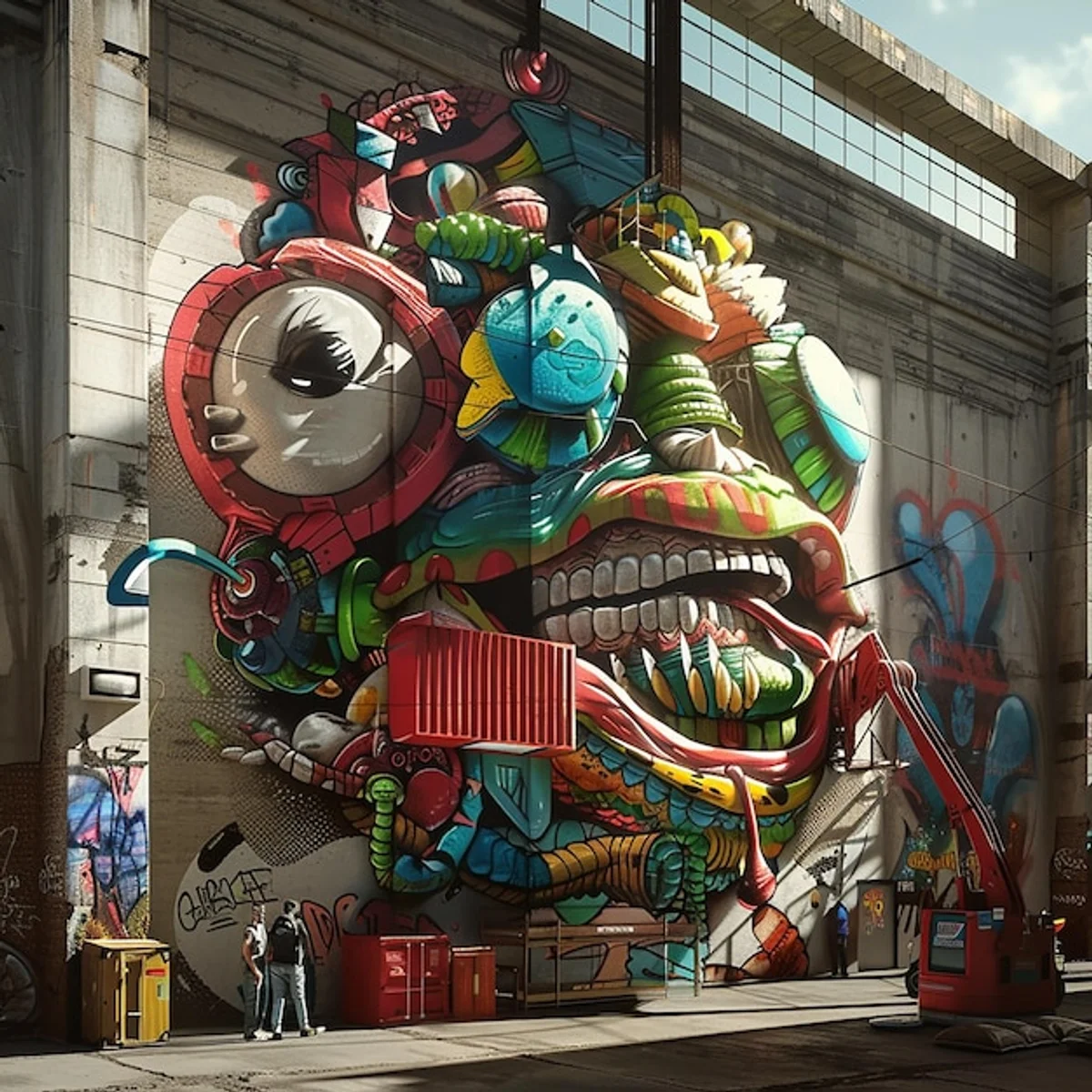 berlin street art folklore fusion