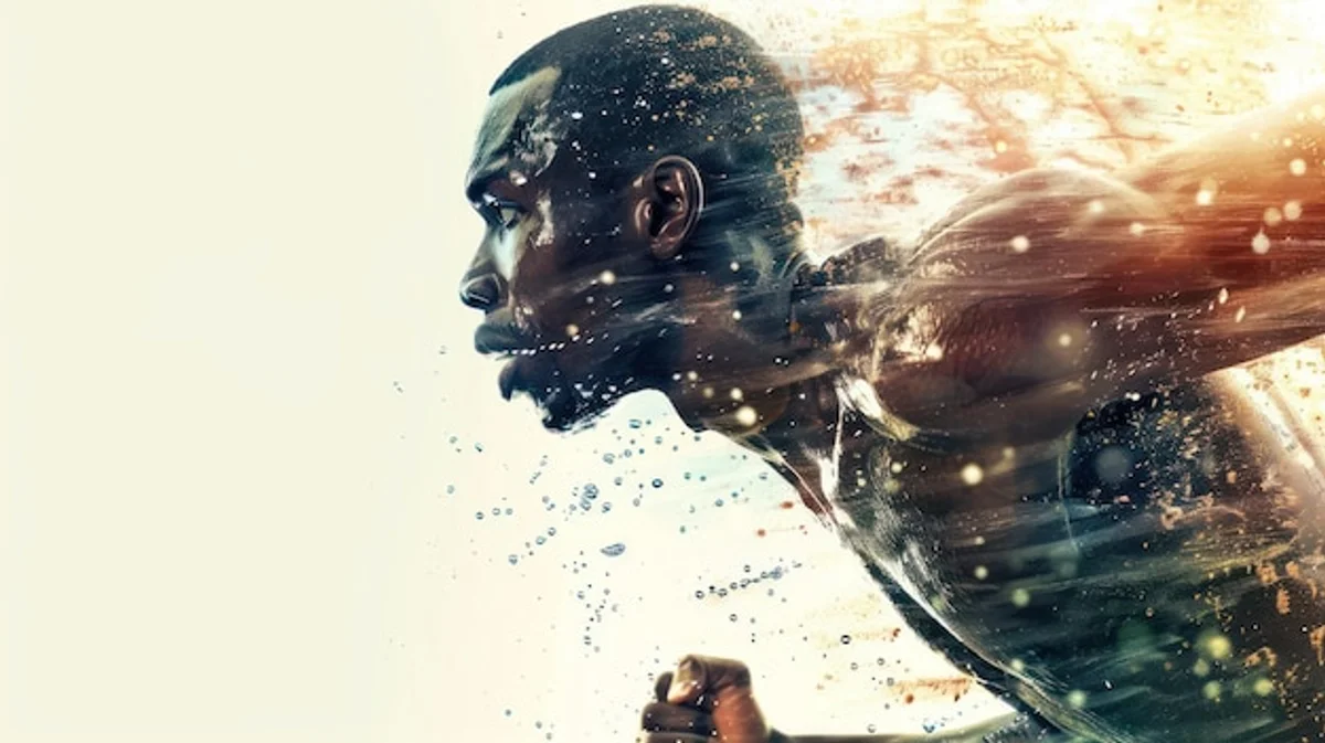 athlete breaking world record