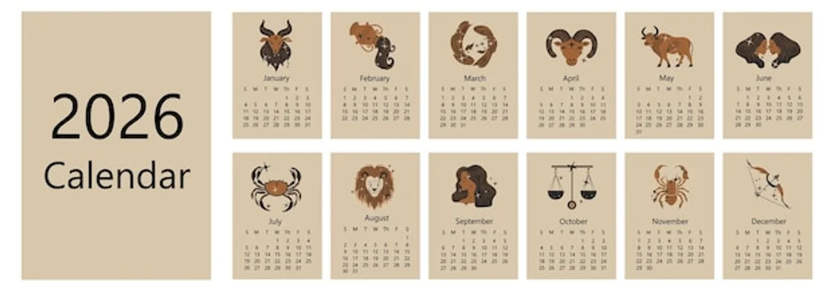 astrological planning zodiac calendar workspace