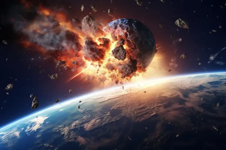 asteroid hitting earth realistic