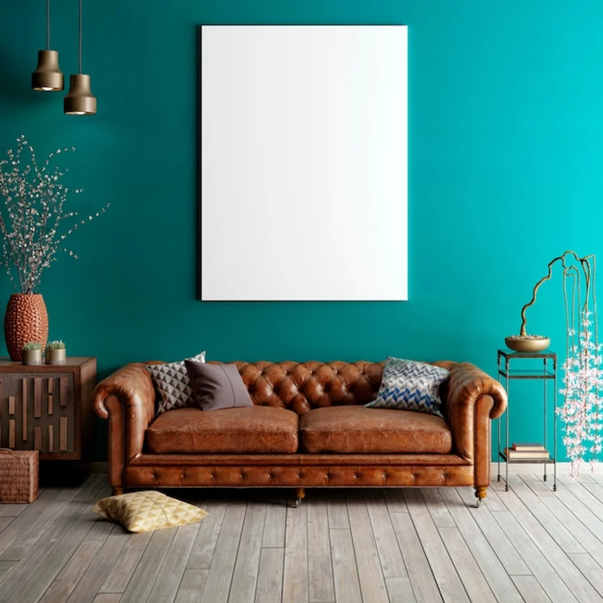 classic art poster living room