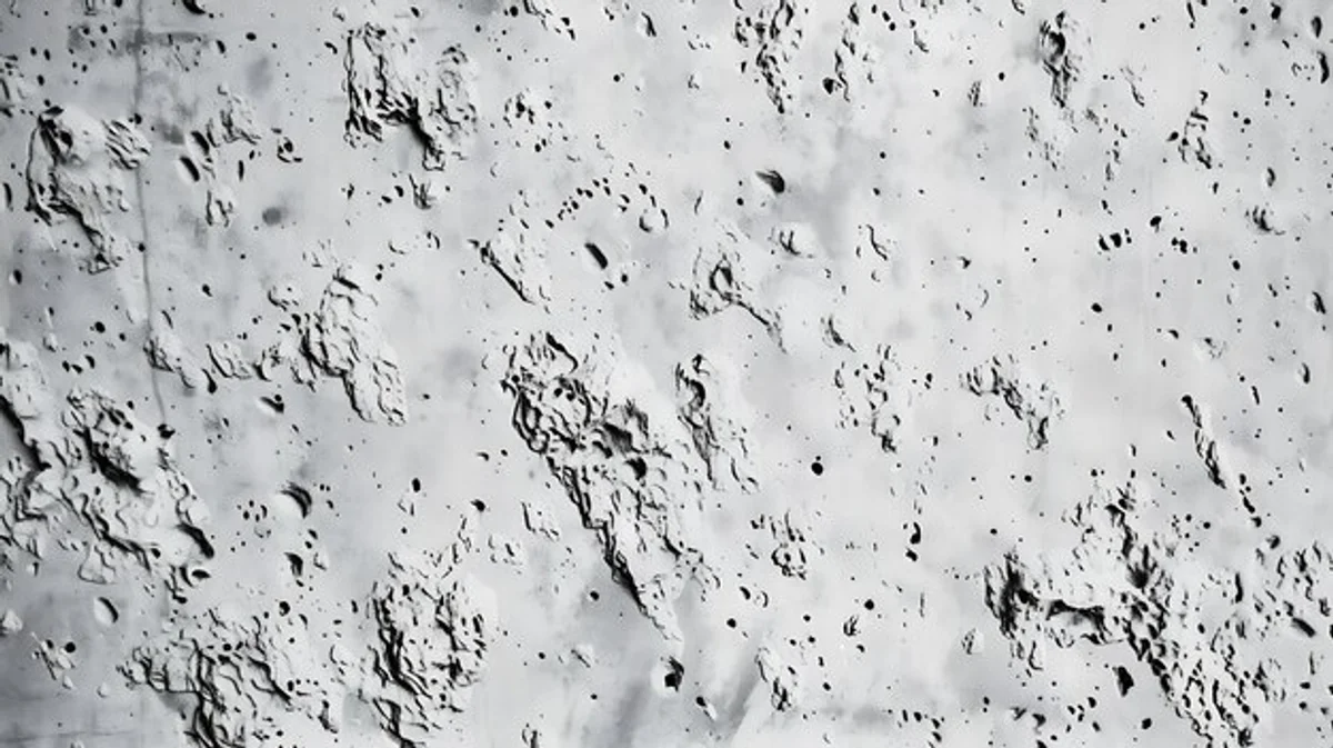 irregular moon surface detailed texture