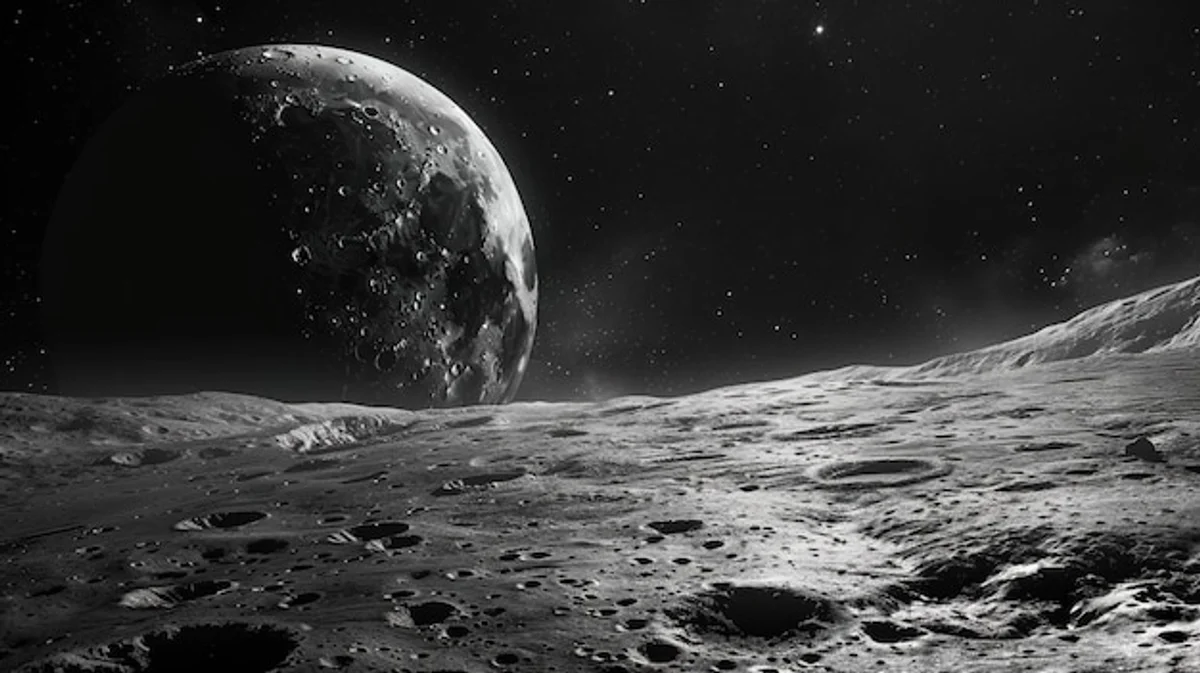lunar far side landscape detailed map science