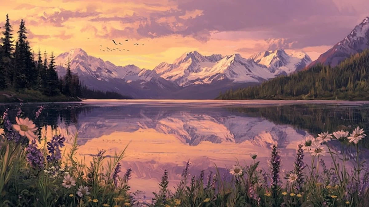 german romanticism art painting forest sunrise