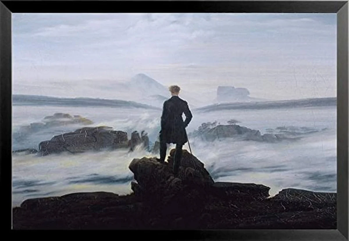 caspar david friedrich wanderer above the sea of fog painting