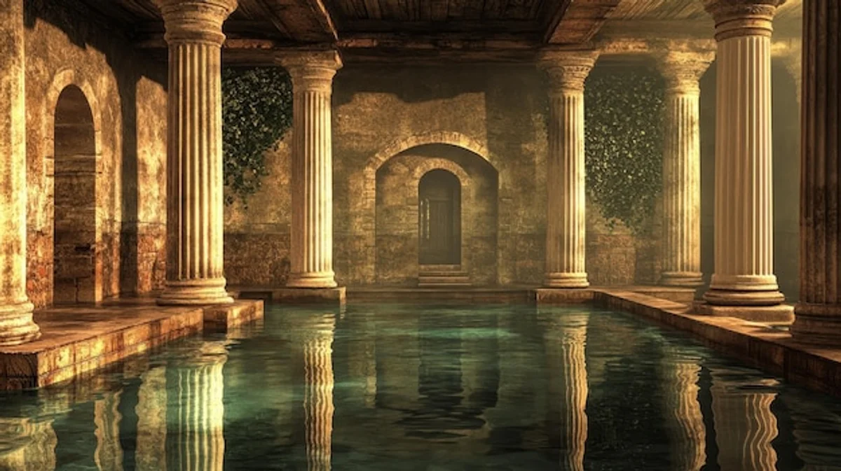 roman bath luxury leisure ancient italy