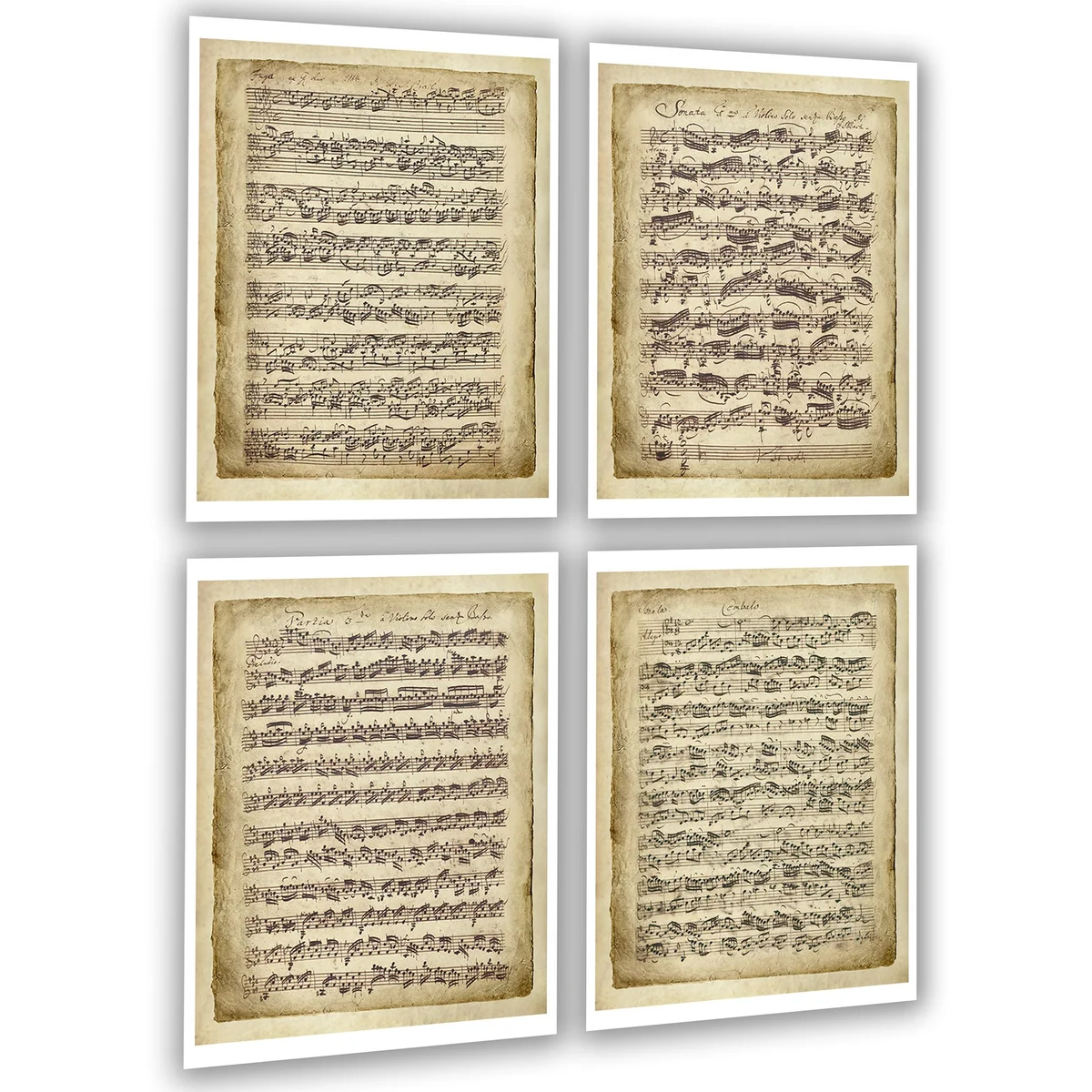 bach original sheet music old handwriting secret codes