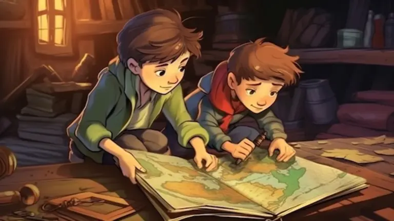 antique map treasure attic discovery