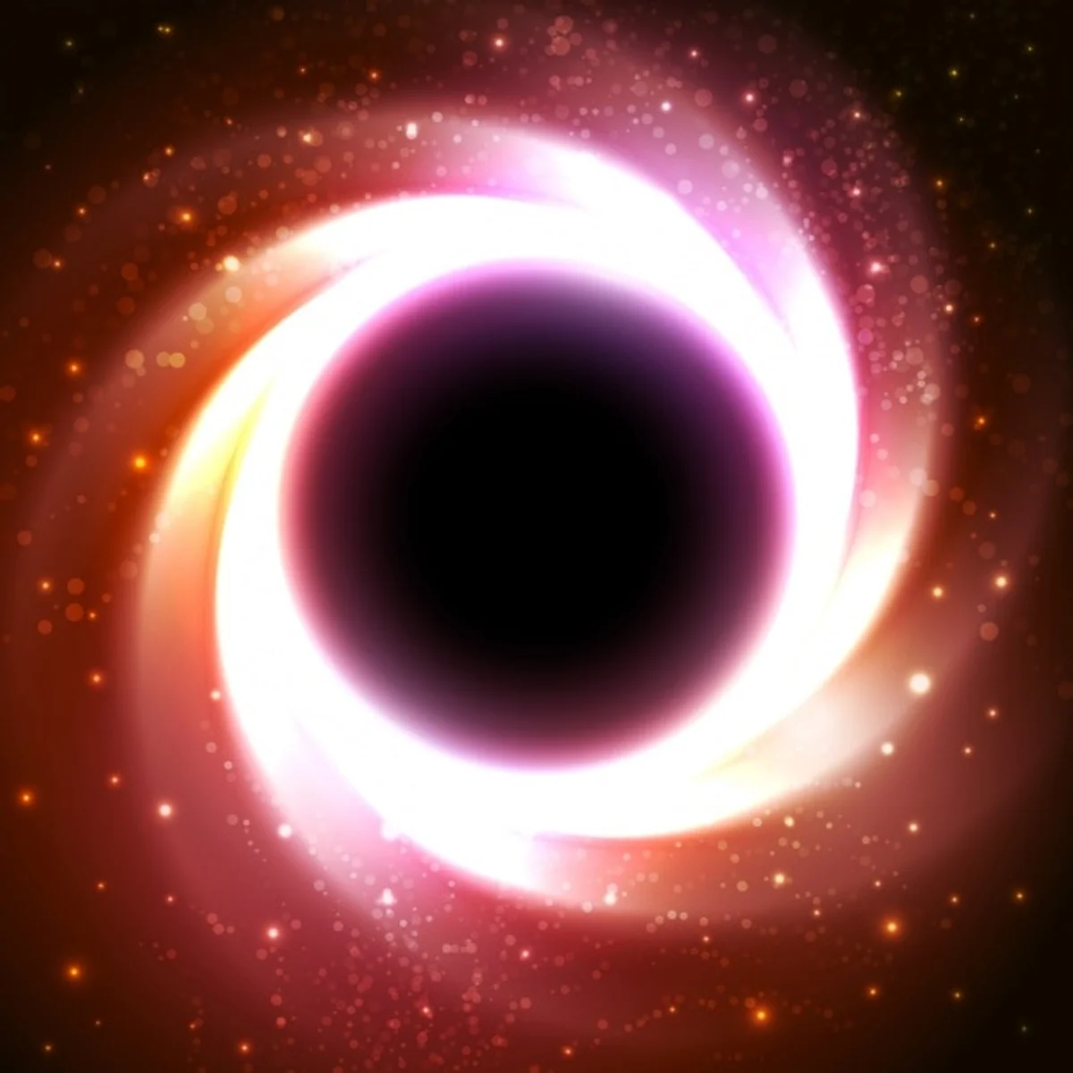 supermassive black hole galaxy danger illustration