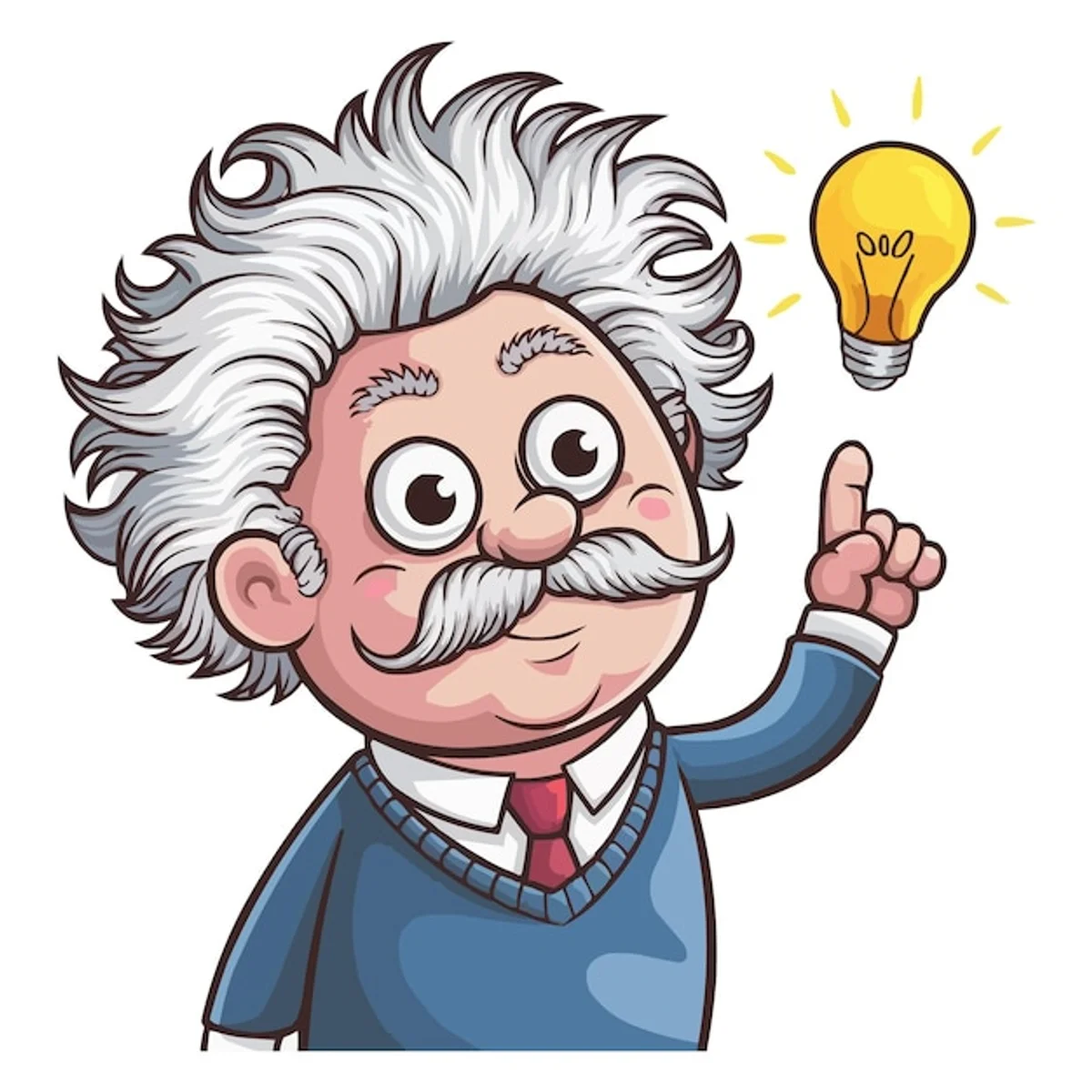 einstein theory daily life illustration
