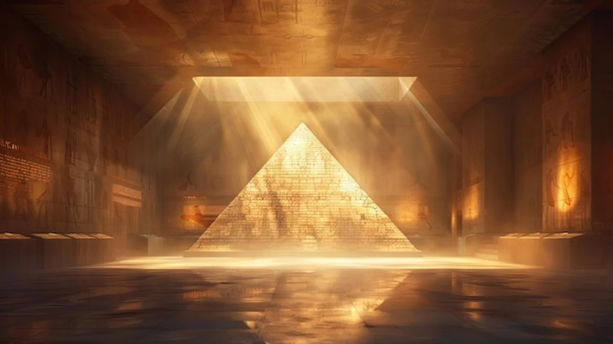 ancient egyptian pyramid interior technology