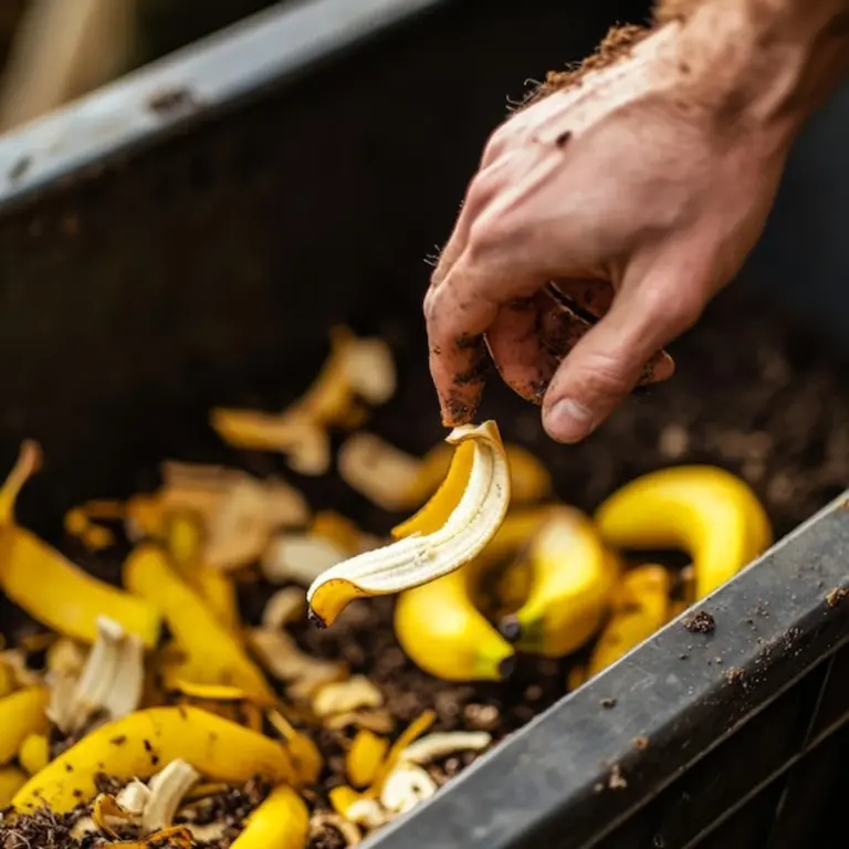 banana peels garden sustainable use