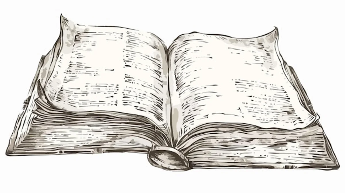 vintage book illustrations close up art