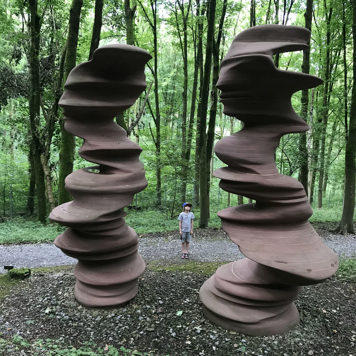 unexpected german art outdoor trail sculpture