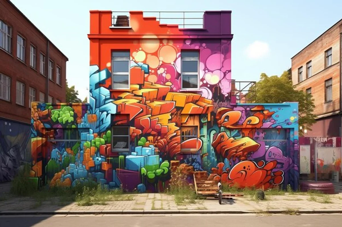 berlin vibrant street art murals urban city