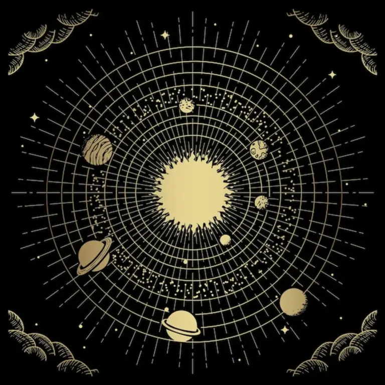 solar system mysterious planets illustration