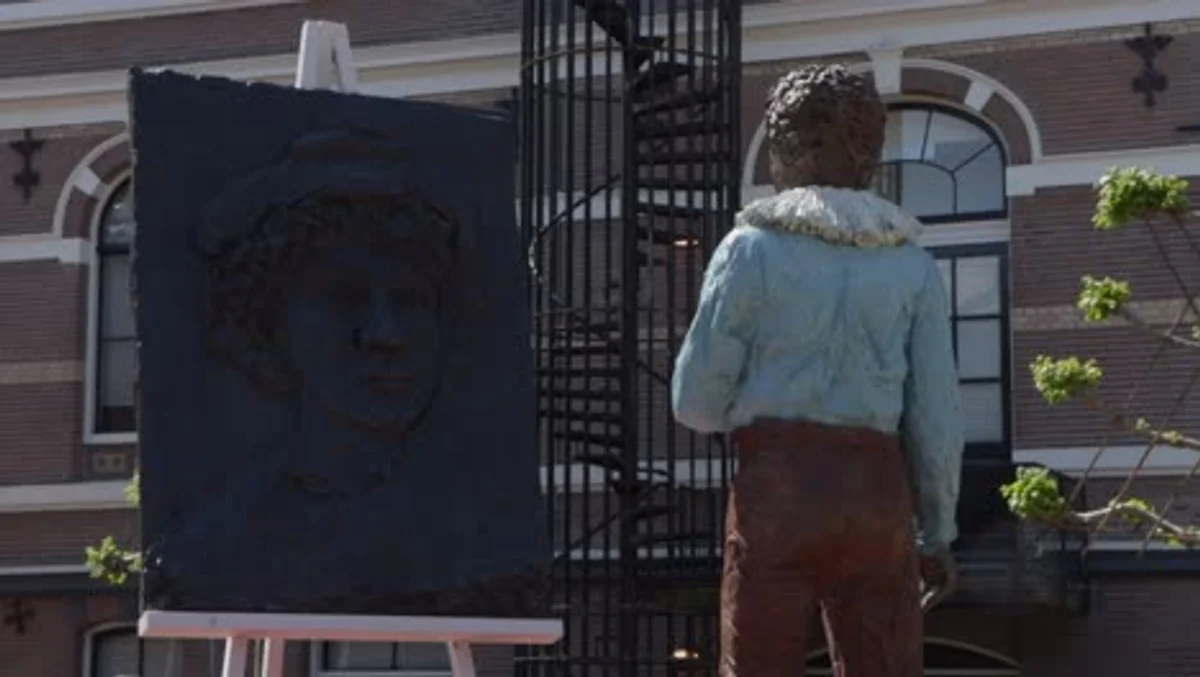 modern German portrait inspired by Rembrandt lighting