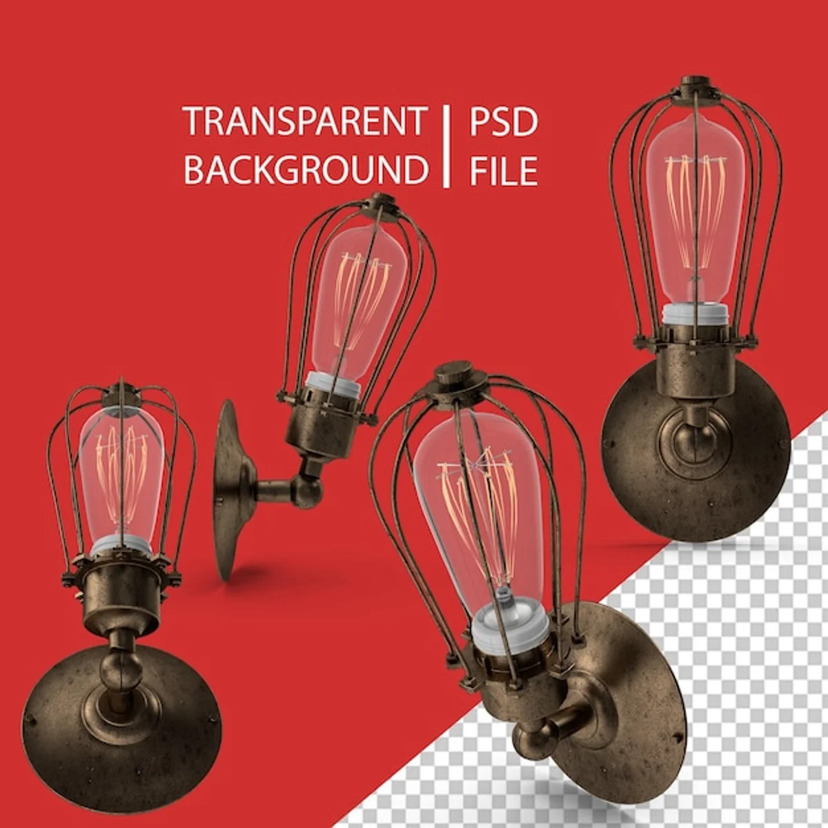 vintage light bulbs flea market hands holding