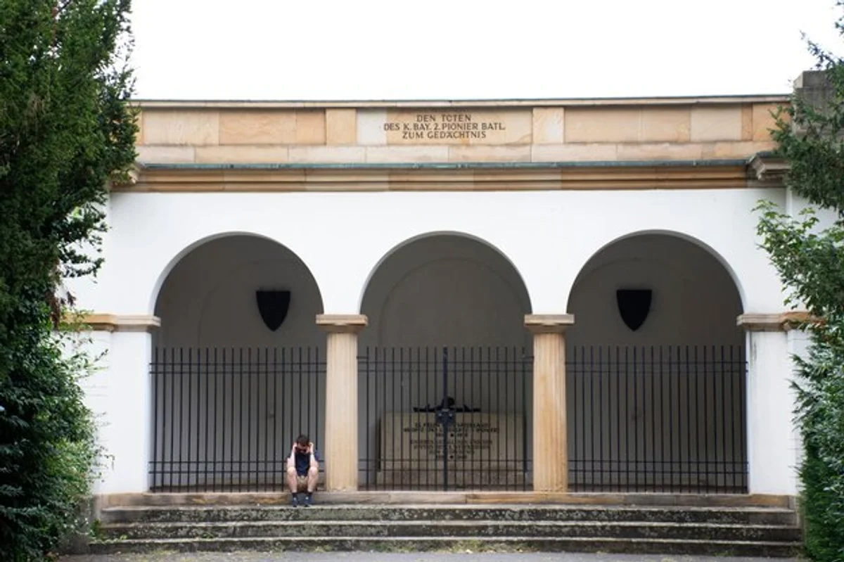 german neoclassical architecture facade detail