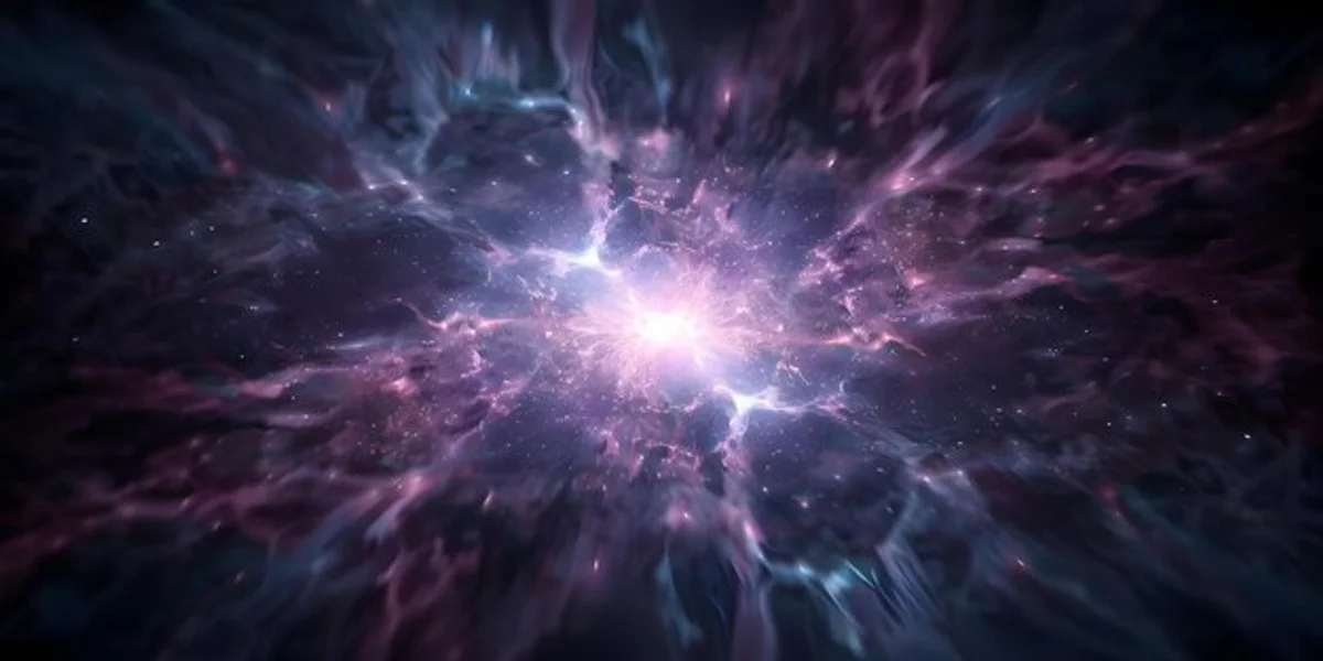 mysterious dark matter in outer space concept