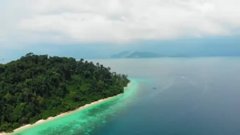 malay archipelago aerial photography