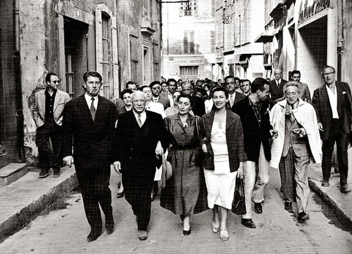 Picasso Berlin street candid 1950