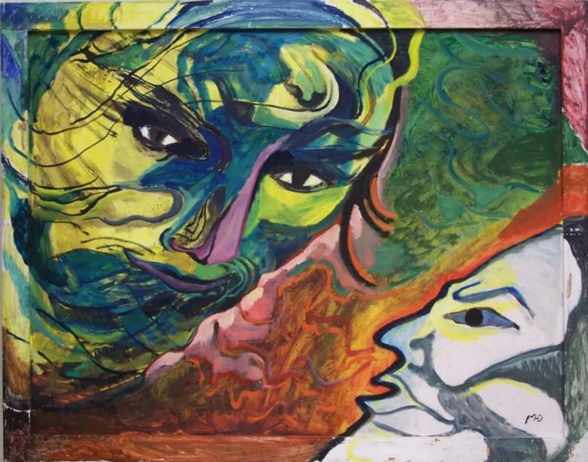 expressionist painting inspired by Goethe's Faust