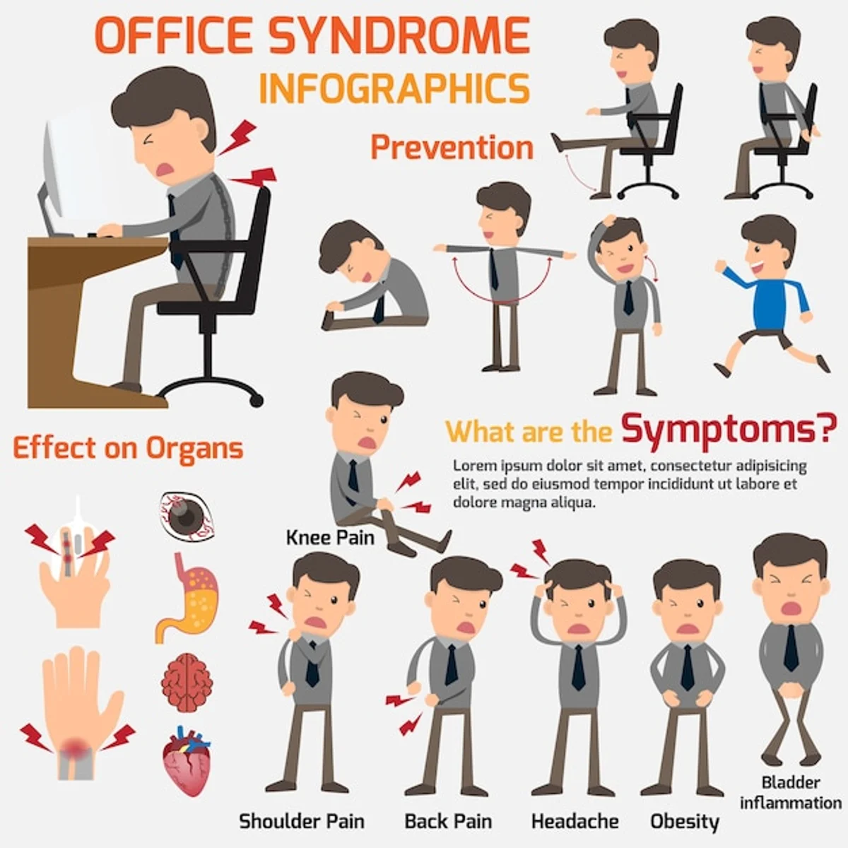 ergonomic workplace home office headache prevention