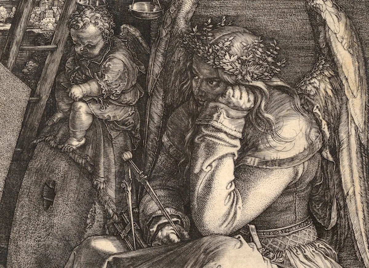 albrecht durer engraving symbolism close up
