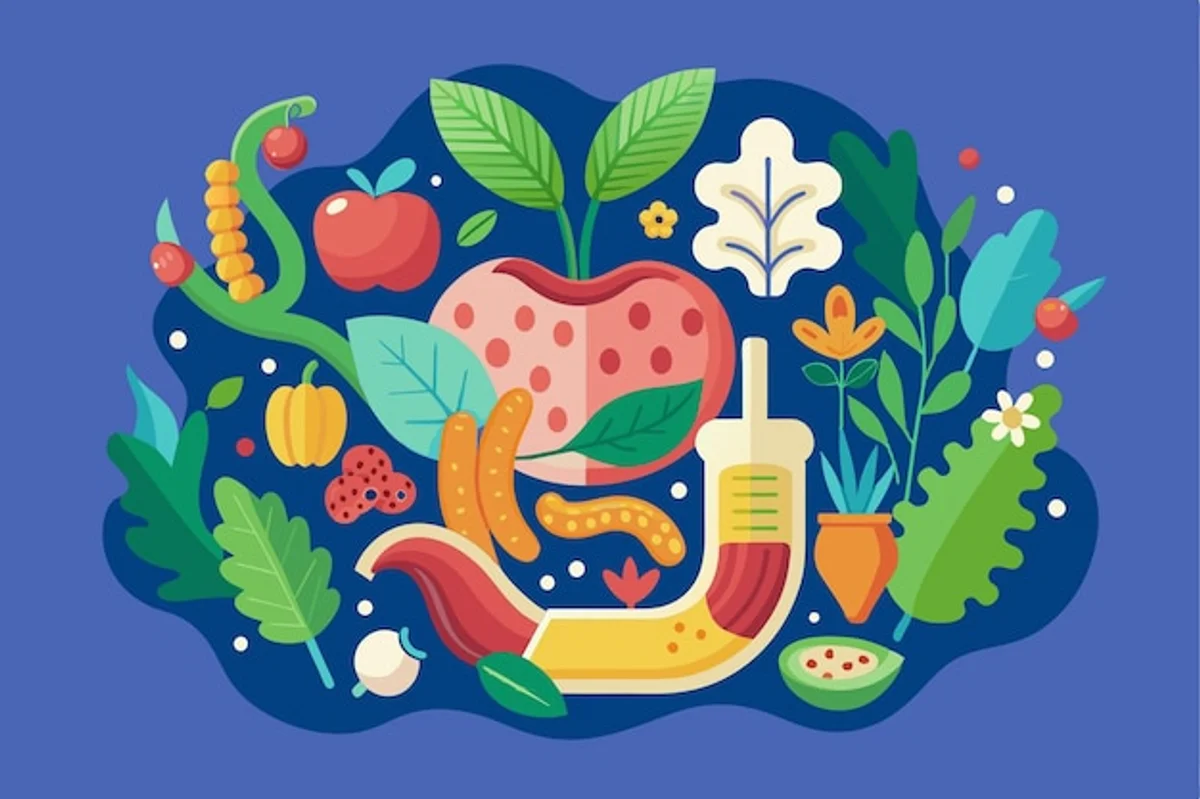 diverse gut bacteria healthy lifestyle food nature