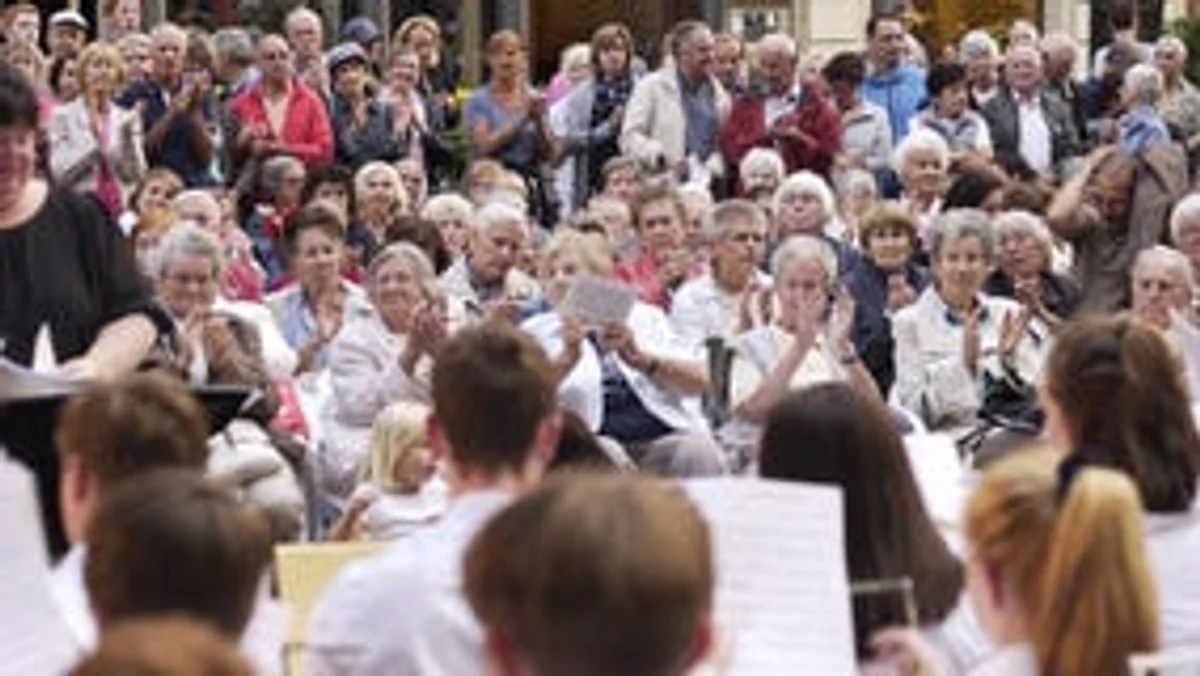 elderly audience enjoying classical music concert Germany accessibility
