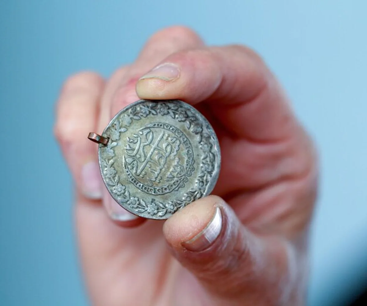 historical coin collection hand Germany