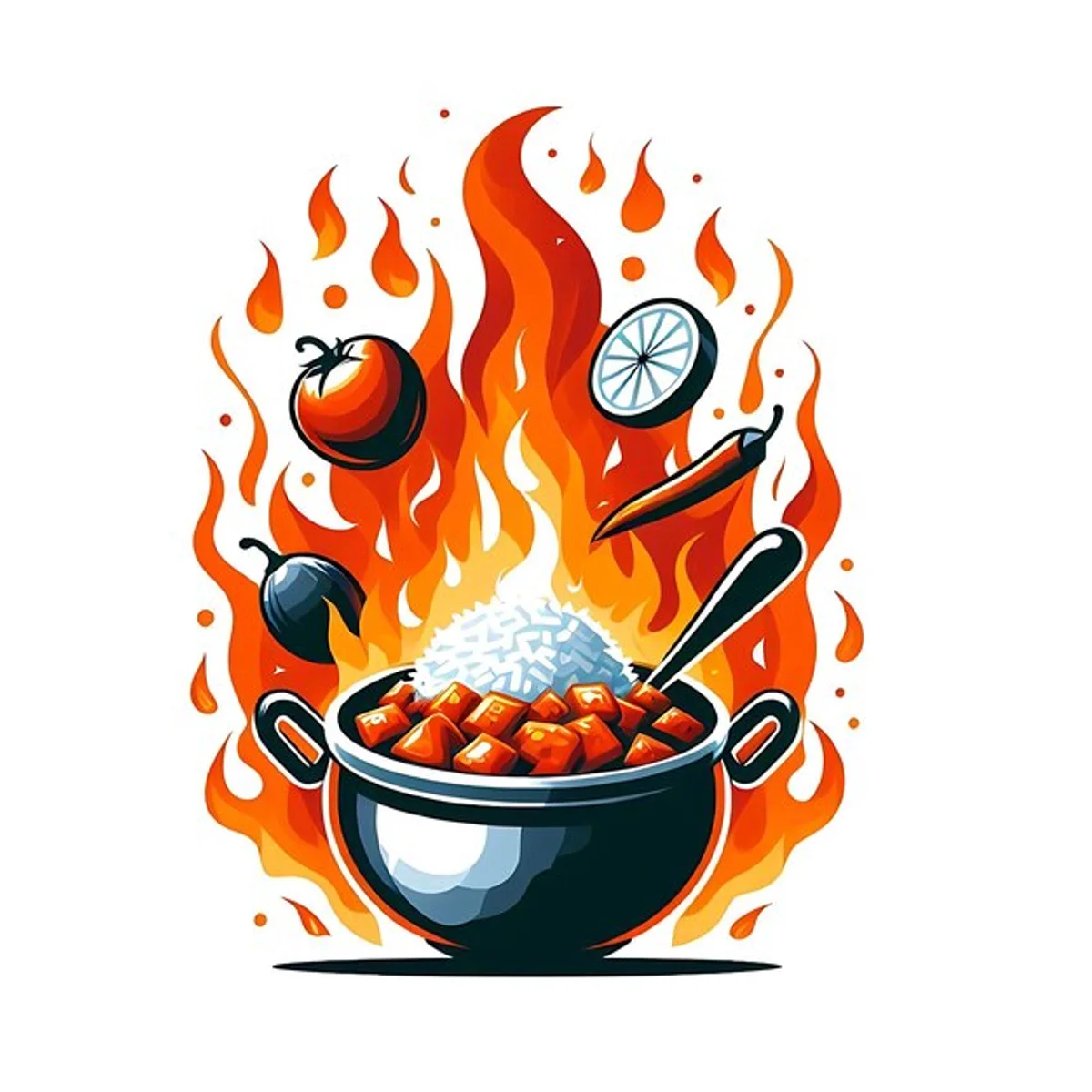 wok temperature test with chopsticks and oil