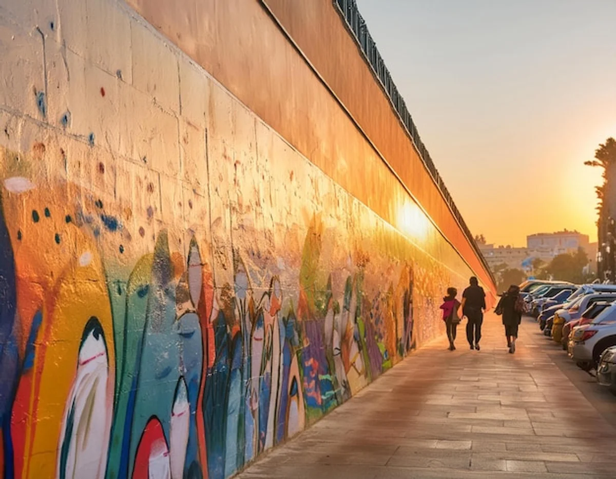 berlin street art vibrant wall outdoor sightseeing