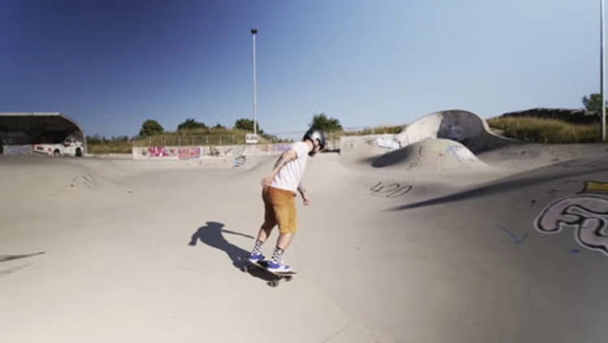 urban skateboarding germany city park