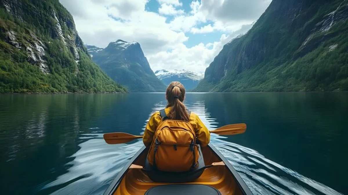norway fjord kayaking scenic adventure