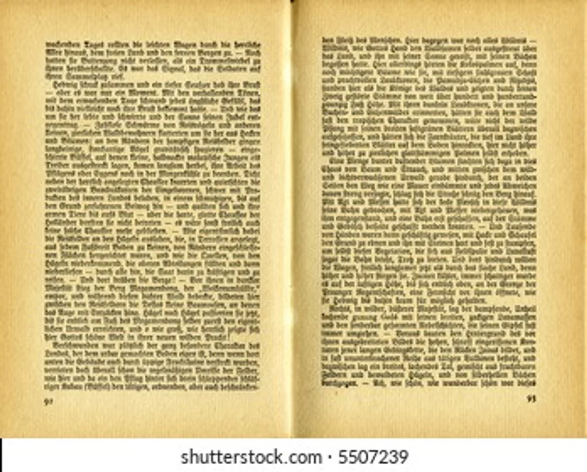 old german book pages open goethe classic