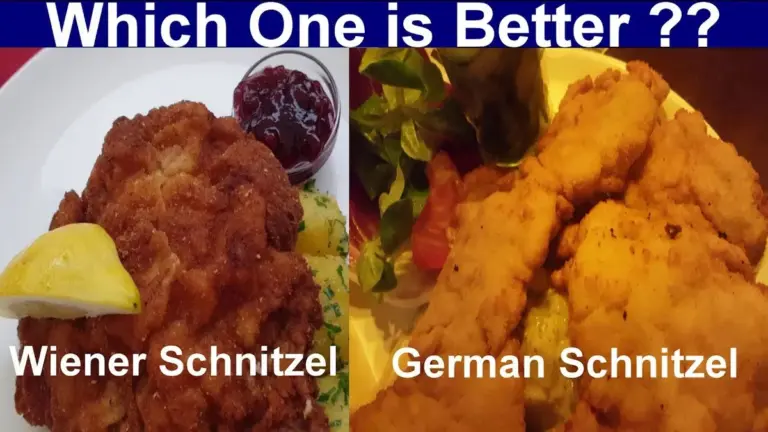 german schnitzel comparison wiener schnitzel and jägerschnitzel side by side