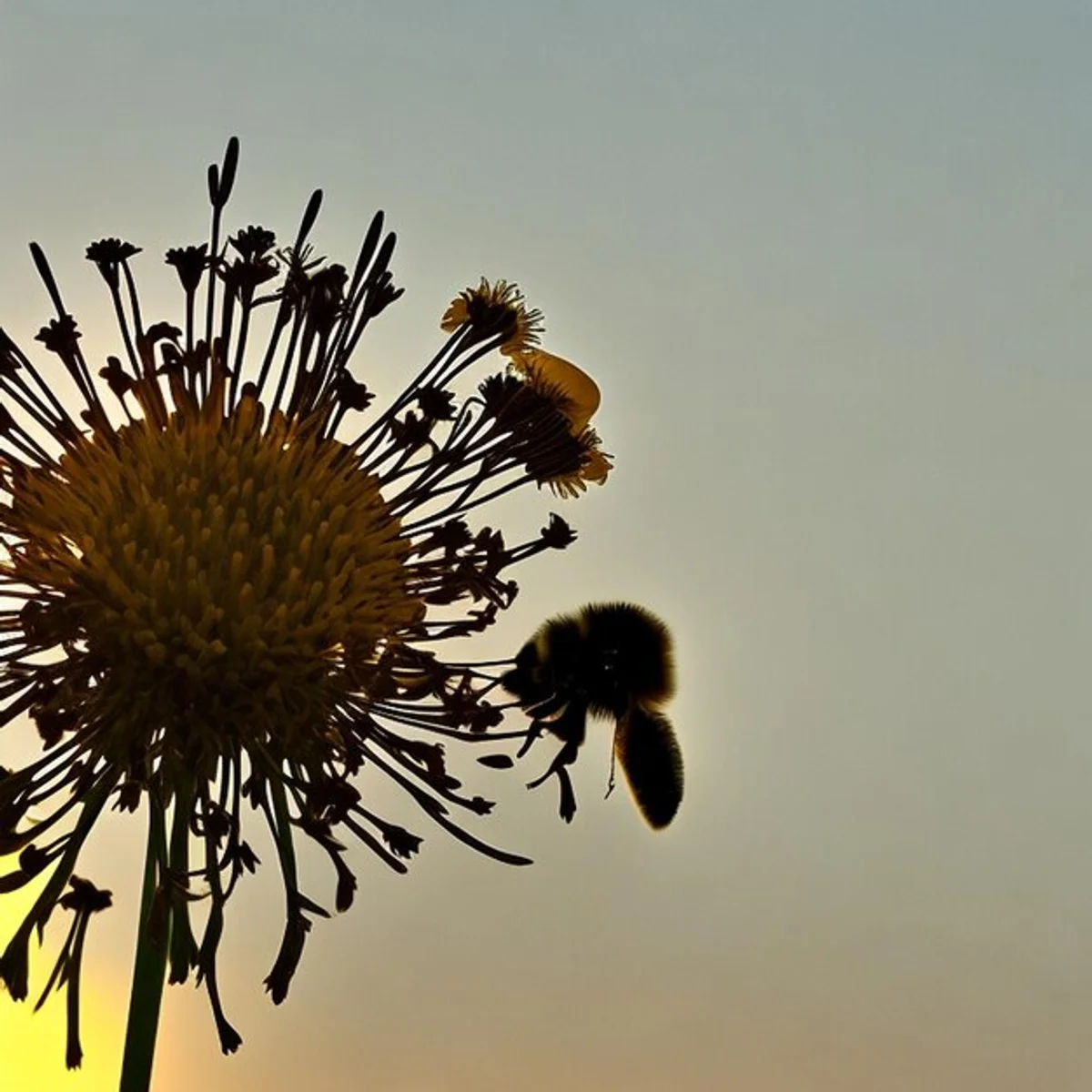bee friendly garden Germany blooming flowers macro