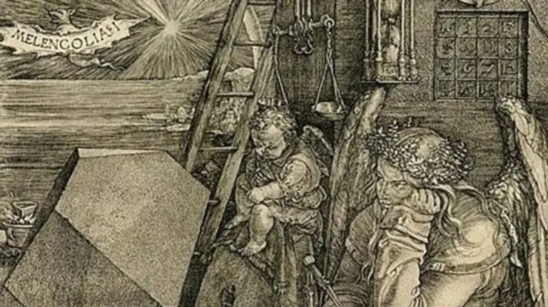Albrecht Dürer hidden symbols painting detail