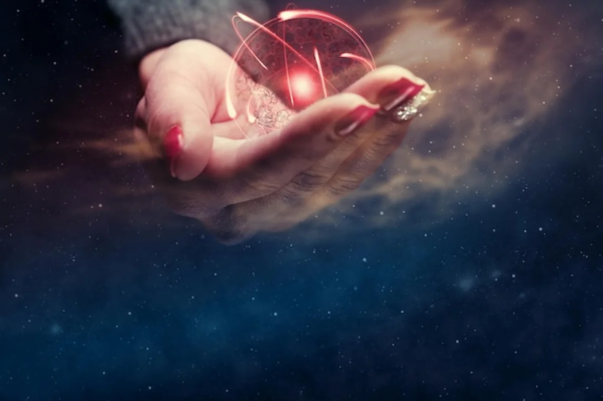 cosmic dust microscopic life illustration