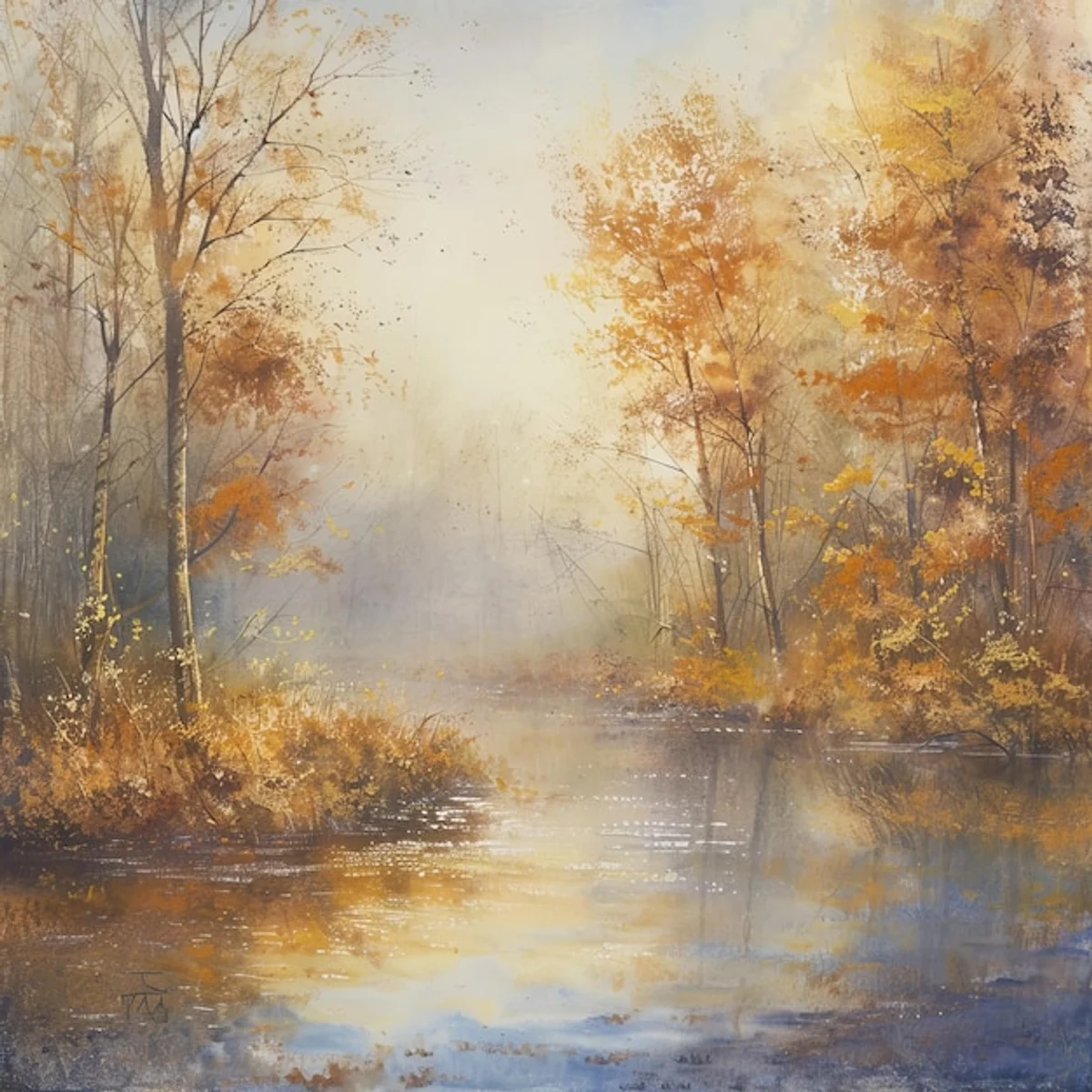 German impressionist painting nature sunlight