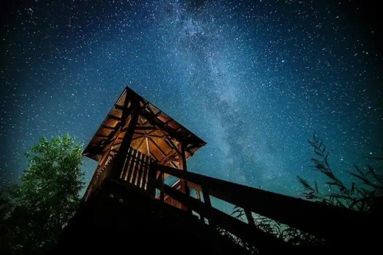 Night sky Germany stargazing Milky Way landscape